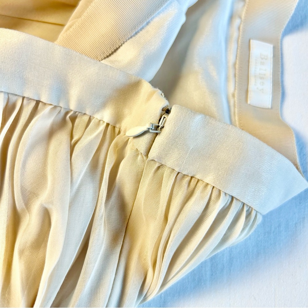 Ballsey TOMORROWLAND Cream Maxi Skirt elegant Japanese style - Picture 6 of 11
